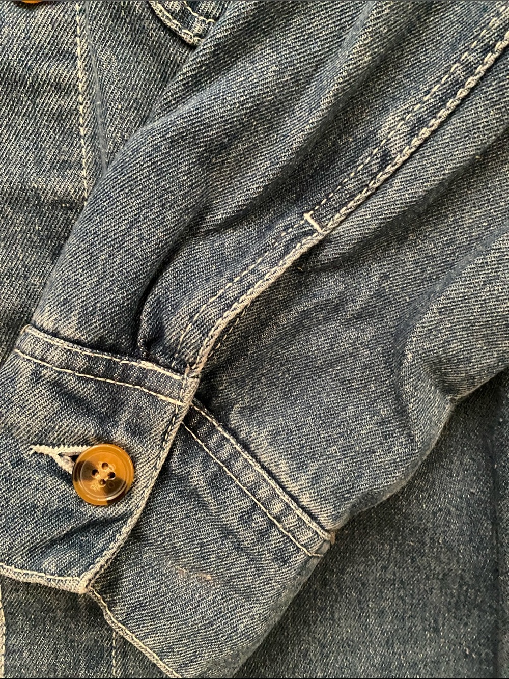 Cavalini Women's Dark Blue Denim Button-Front Jacket - Picture 4 of 6